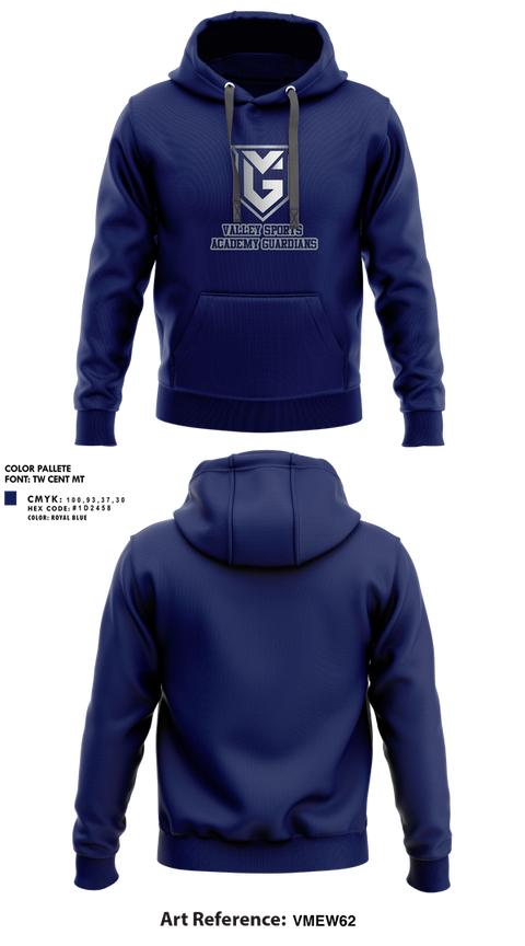 Hoodie, Valley Sports Academy Guardians, Spirit Store, Teamtime, Team time, sublimation, custom sports apparel, team uniforms, spirit wear, spiritwear, sports uniforms, custom shirts, team store, custom team store, fundraiser sports, apparel fundraiser