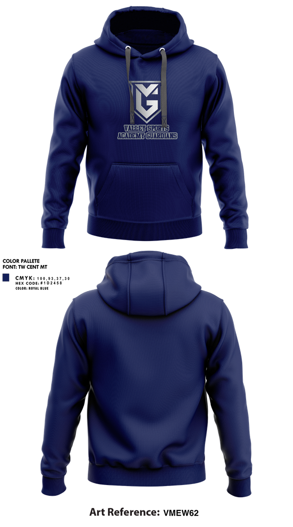 Hoodie, Valley Sports Academy Guardians, Spirit Store, Teamtime, Team time, sublimation, custom sports apparel, team uniforms, spirit wear, spiritwear, sports uniforms, custom shirts, team store, custom team store, fundraiser sports, apparel fundraiser