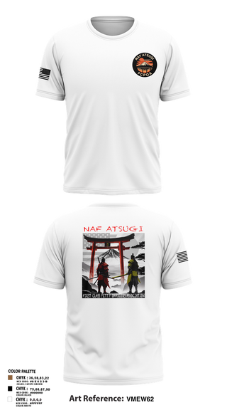 Old School Cotton Feel Shirt, NAF ATSUGI FCPOA, Navy, Teamtime, Team time, sublimation, custom sports apparel, team uniforms, spirit wear, spiritwear, sports uniforms, custom shirts, team store, custom team store, fundraiser sports, apparel fundraiser
