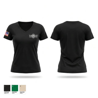 Womens Short Sleeve Vneck Shirt, Lasalle, Police, Teamtime, Team time, sublimation, custom sports apparel, team uniforms, spirit wear, spiritwear, sports uniforms, custom shirts, team store, custom team store, fundraiser sports, apparel fundraiser