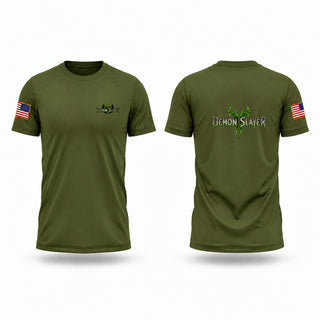 Short Sleeve Performance Shirt, HHB 160th DET 1 Demon Slayer, National Guard, Teamtime, Team time, sublimation, custom sports apparel, team uniforms, spirit wear, spiritwear, sports uniforms, custom shirts, team store, custom team store, fundraiser sports, apparel fundraiser