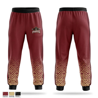 Sweatpants, Port City Pirates, Baseball, Teamtime, Team time, sublimation, custom sports apparel, team uniforms, spirit wear, spiritwear, sports uniforms, custom shirts, team store, custom team store, fundraiser sports, apparel fundraiser