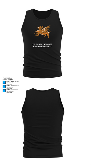 Tank Top, The Palmdale Aerospace Academy Cross Country, Cross Country, Teamtime, Team time, sublimation, custom sports apparel, team uniforms, spirit wear, spiritwear, sports uniforms, custom shirts, team store, custom team store, fundraiser sports, apparel fundraiser