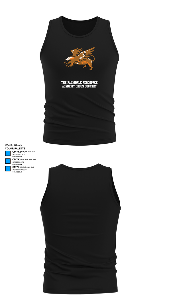 Tank Top, The Palmdale Aerospace Academy Cross Country, Cross Country, Teamtime, Team time, sublimation, custom sports apparel, team uniforms, spirit wear, spiritwear, sports uniforms, custom shirts, team store, custom team store, fundraiser sports, apparel fundraiser