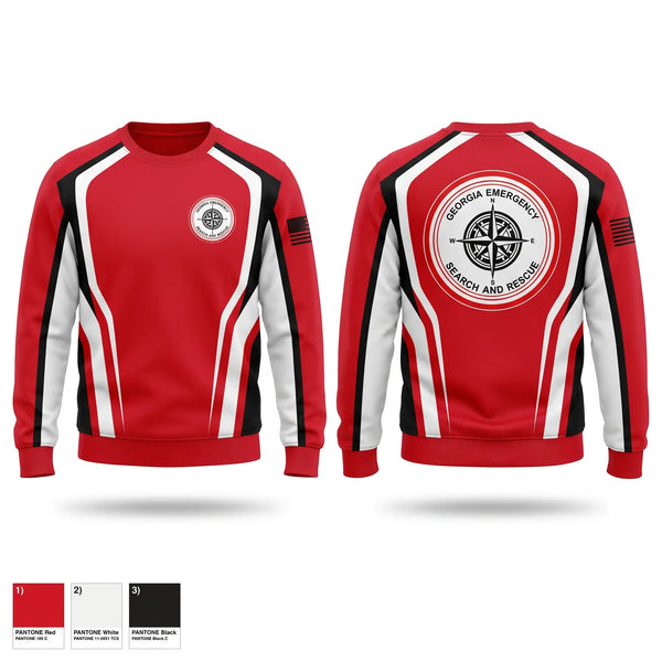 Crew Neck Sweatshirt, GESAR, EMS/EMT, Teamtime, Team time, sublimation, custom sports apparel, team uniforms, spirit wear, spiritwear, sports uniforms, custom shirts, team store, custom team store, fundraiser sports, apparel fundraiser