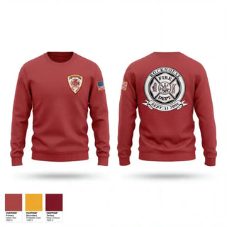Crew Neck Sweatshirt, Rockhouse vol Fire department, Fire Department, Teamtime, Team time, sublimation, custom sports apparel, team uniforms, spirit wear, spiritwear, sports uniforms, custom shirts, team store, custom team store, fundraiser sports, apparel fundraiser
