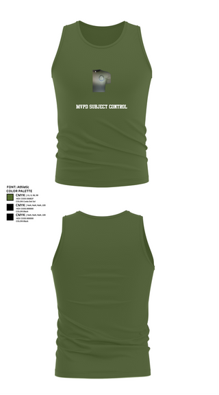 Tank Top, MVPD Subject Control, , Teamtime, Team time, sublimation, custom sports apparel, team uniforms, spirit wear, spiritwear, sports uniforms, custom shirts, team store, custom team store, fundraiser sports, apparel fundraiser