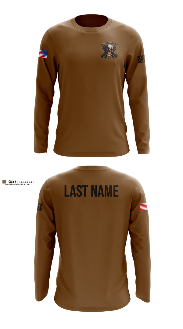 Long Sleeve Performance Shirt, HSC 615TH ASB, Army, Teamtime, Team time, sublimation, custom sports apparel, team uniforms, spirit wear, spiritwear, sports uniforms, custom shirts, team store, custom team store, fundraiser sports, apparel fundraiser