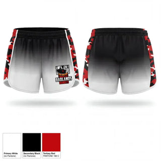 Womens Shorts, Badlands Bandits, Men's Basketball, Teamtime, Team time, sublimation, custom sports apparel, team uniforms, spirit wear, spiritwear, sports uniforms, custom shirts, team store, custom team store, fundraiser sports, apparel fundraiser