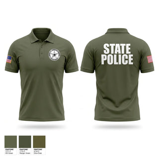 Short Sleeve Performance Polo, OIG-STATE POLICE, Police, Teamtime, Team time, sublimation, custom sports apparel, team uniforms, spirit wear, spiritwear, sports uniforms, custom shirts, team store, custom team store, fundraiser sports, apparel fundraiser