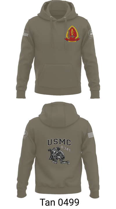 1st Bn 2mar 2nd MarDiv 35824328 Hoodie - 78