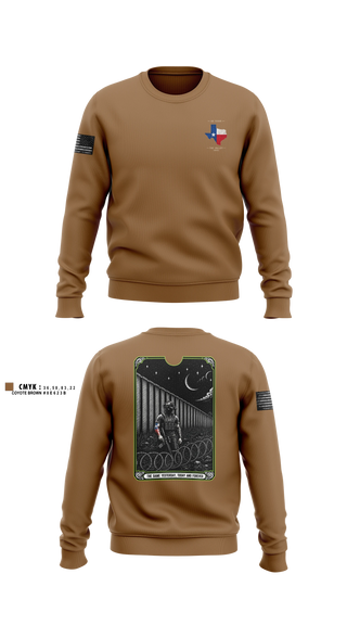 Crew Neck Sweatshirt, Stallions, Army, Teamtime, Team time, sublimation, custom sports apparel, team uniforms, spirit wear, spiritwear, sports uniforms, custom shirts, team store, custom team store, fundraiser sports, apparel fundraiser