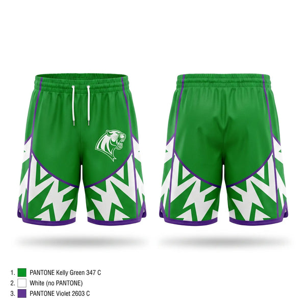 Athletic Shorts With Pockets, Cougars, Women's Basketball, Teamtime, Team time, sublimation, custom sports apparel, team uniforms, spirit wear, spiritwear, sports uniforms, custom shirts, team store, custom team store, fundraiser sports, apparel fundraiser
