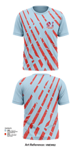 Monterey Plainsmen Girls Soccer 65862405 Short Sleeve Performance Shirt - 41