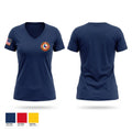 Uvalde Volunteer Fire Department Women's Short Sleeve V-neck Shirt - 1