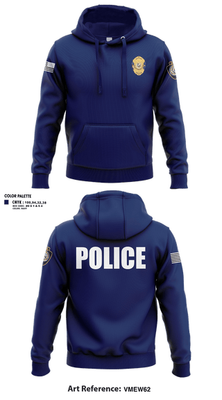 Hoodie, Otoe-Missouria Police Department, Police, Teamtime, Team time, sublimation, custom sports apparel, team uniforms, spirit wear, spiritwear, sports uniforms, custom shirts, team store, custom team store, fundraiser sports, apparel fundraiser