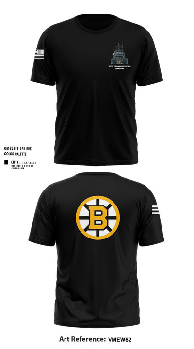 97th Transportation Company Short Sleeve Performance Shirt - 100