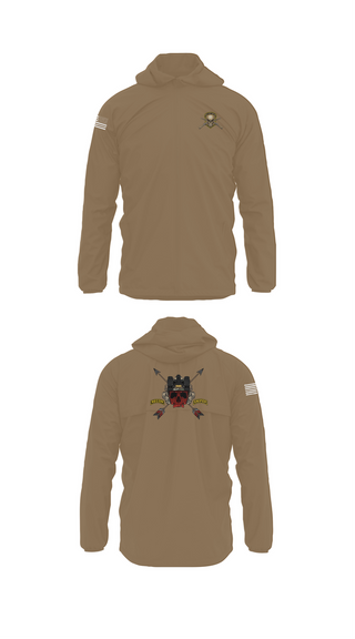 Windbreaker, HHC 1ST BN 65TH INF REG, , Teamtime, Team time, sublimation, custom sports apparel, team uniforms, spirit wear, spiritwear, sports uniforms, custom shirts, team store, custom team store, fundraiser sports, apparel fundraiser
