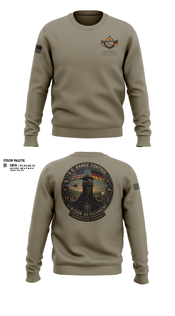 Crew Neck Sweatshirt, 7TH ATC, Army, Teamtime, Team time, sublimation, custom sports apparel, team uniforms, spirit wear, spiritwear, sports uniforms, custom shirts, team store, custom team store, fundraiser sports, apparel fundraiser