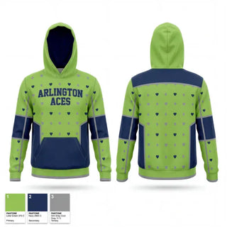 Hoodie, Arlington Aces, Men's Soccer, Teamtime, Team time, sublimation, custom sports apparel, team uniforms, spirit wear, spiritwear, sports uniforms, custom shirts, team store, custom team store, fundraiser sports, apparel fundraiser