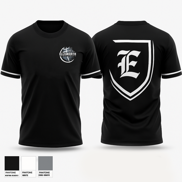Short Sleeve Performance Shirt, Ellsworth, Men's Basketball, Teamtime, Team time, sublimation, custom sports apparel, team uniforms, spirit wear, spiritwear, sports uniforms, custom shirts, team store, custom team store, fundraiser sports, apparel fundraiser
