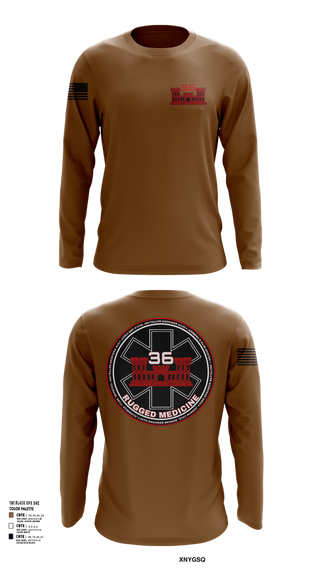 Long Sleeve Performance Shirt, 36 Engineer Brigade, Army, Teamtime, Team time, sublimation, custom sports apparel, team uniforms, spirit wear, spiritwear, sports uniforms, custom shirts, team store, custom team store, fundraiser sports, apparel fundraiser