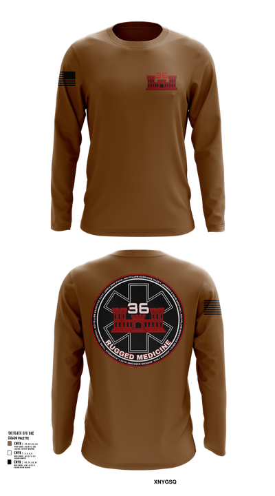 36 Engineer Brigade 21173189 Long Sleeve Performance Shirt 101
