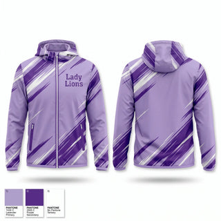 Windbreaker, Lady Lions, Softball, Teamtime, Team time, sublimation, custom sports apparel, team uniforms, spirit wear, spiritwear, sports uniforms, custom shirts, team store, custom team store, fundraiser sports, apparel fundraiser