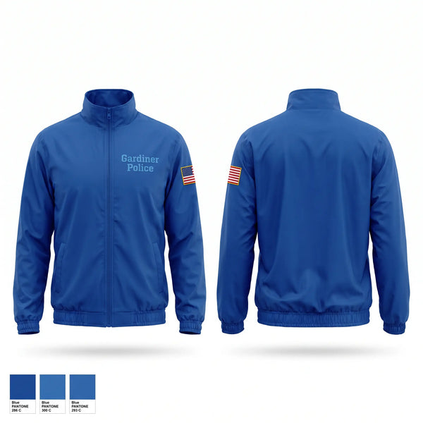 Windbreaker, Gardiner Police, Police, Teamtime, Team time, sublimation, custom sports apparel, team uniforms, spirit wear, spiritwear, sports uniforms, custom shirts, team store, custom team store, fundraiser sports, apparel fundraiser