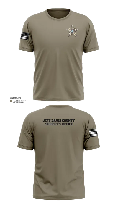 Jeff Davis County Sheriff’s Office 26513372 Short Sleeve Performance Shirt - 22