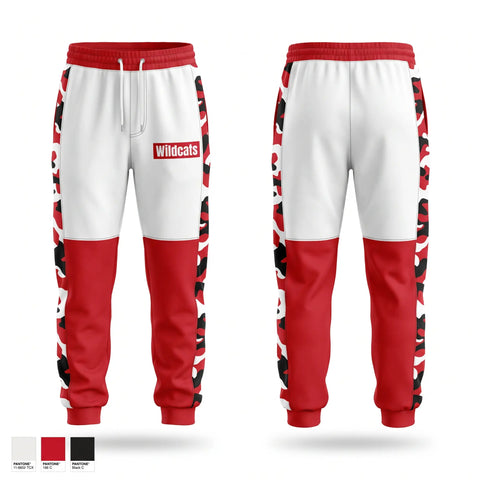 Sweatpants, Wildcats, , Teamtime, Team time, sublimation, custom sports apparel, team uniforms, spirit wear, spiritwear, sports uniforms, custom shirts, team store, custom team store, fundraiser sports, apparel fundraiser