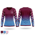 Saint Joseph-Ogden High School Soccer Women's Long Sleeve V-neck Shirt - 1