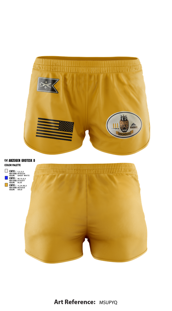 Ranger Panties, 2nd Plt, Doghouse Company, 1/3 TOG, , Teamtime, Team time, sublimation, custom sports apparel, team uniforms, spirit wear, spiritwear, sports uniforms, custom shirts, team store, custom team store, fundraiser sports, apparel fundraiser