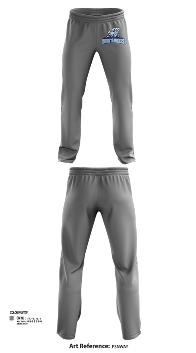 West Orange Mountaineers Basketball 93862172 Sweatpants - 42