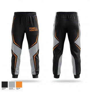 Sweatpants, Powell Pioneers, Baseball, Teamtime, Team time, sublimation, custom sports apparel, team uniforms, spirit wear, spiritwear, sports uniforms, custom shirts, team store, custom team store, fundraiser sports, apparel fundraiser