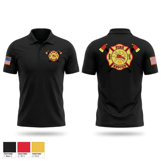 Short Sleeve Performance Polo, Dixie Volunteer Fire Department, Fire Department, Teamtime, Team time, sublimation, custom sports apparel, team uniforms, spirit wear, spiritwear, sports uniforms, custom shirts, team store, custom team store, fundraiser sports, apparel fundraiser