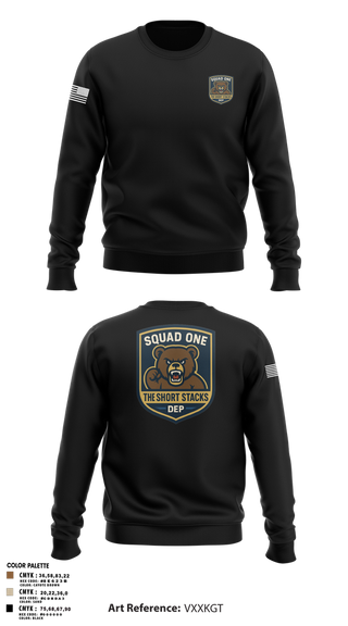 Crew Neck Sweatshirt, DEP Police Squad One, , Teamtime, Team time, sublimation, custom sports apparel, team uniforms, spirit wear, spiritwear, sports uniforms, custom shirts, team store, custom team store, fundraiser sports, apparel fundraiser