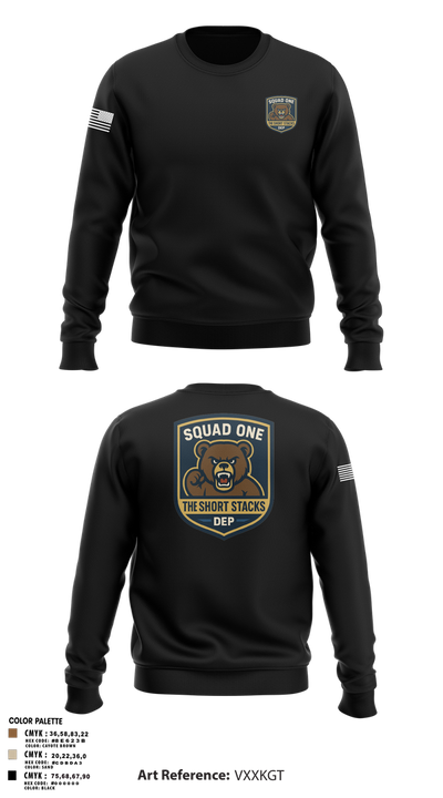 DEP Police Squad One 32340709 Crew Neck Sweatshirt - 3