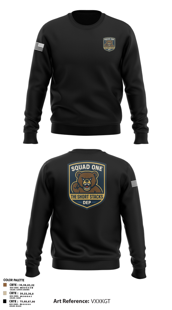 Crew Neck Sweatshirt, DEP Police Squad One, , Teamtime, Team time, sublimation, custom sports apparel, team uniforms, spirit wear, spiritwear, sports uniforms, custom shirts, team store, custom team store, fundraiser sports, apparel fundraiser