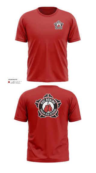 Old School Cotton Feel Shirt, ROC Boxing, Wrestling, Teamtime, Team time, sublimation, custom sports apparel, team uniforms, spirit wear, spiritwear, sports uniforms, custom shirts, team store, custom team store, fundraiser sports, apparel fundraiser