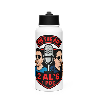 2ALs1Pod Stainless Steel Water Bottle with a Straw Lid