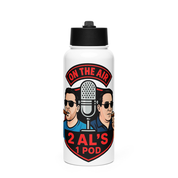 2ALs1Pod Stainless Steel Water Bottle with a Straw Lid