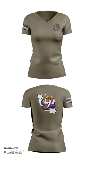 Womens Short Sleeve Vneck Shirt, Iran DCIT, Army, Teamtime, Team time, sublimation, custom sports apparel, team uniforms, spirit wear, spiritwear, sports uniforms, custom shirts, team store, custom team store, fundraiser sports, apparel fundraiser