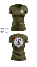 D-Day Ohio, Inc Women's Short Sleeve V-neck Shirt - 2