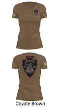 B CO 1-114TH AVN S&S 16112199 Women's Short Sleeve V-neck Shirt - 8