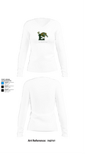 Thomas E. Edwards Basketball 669394 Women's Long Sleeve V-neck Shirt - 15