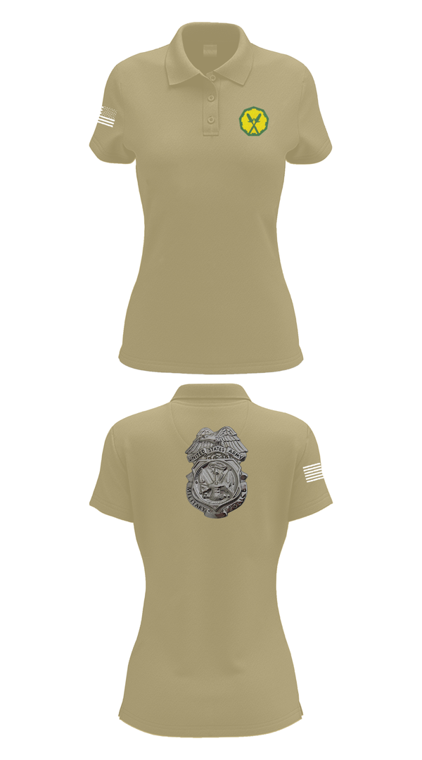 Womens Short Sleeve Performance Polo, 88th Military Police Company, , Teamtime, Team time, sublimation, custom sports apparel, team uniforms, spirit wear, spiritwear, sports uniforms, custom shirts, team store, custom team store, fundraiser sports, apparel fundraiser