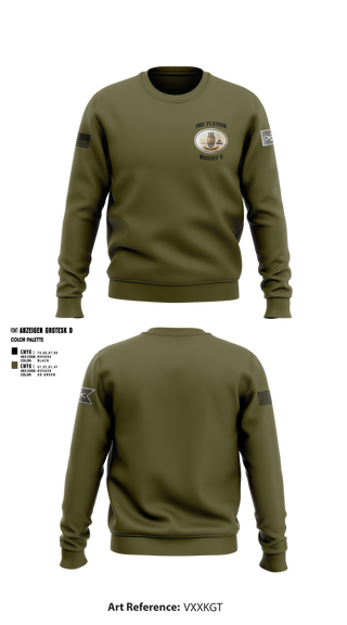 Crew Neck Sweatshirt, 2nd Plt, Doghouse Company, 1/3 TOG, , Teamtime, Team time, sublimation, custom sports apparel, team uniforms, spirit wear, spiritwear, sports uniforms, custom shirts, team store, custom team store, fundraiser sports, apparel fundraiser