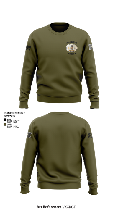 2nd Plt, Doghouse Company, 1/3 TOG 80089099 Crew Neck Sweatshirt - 5