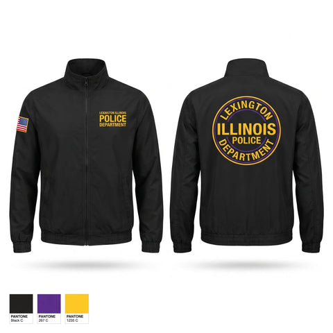 Windbreaker, Lexington Illinois Police Department, Police, Teamtime, Team time, sublimation, custom sports apparel, team uniforms, spirit wear, spiritwear, sports uniforms, custom shirts, team store, custom team store, fundraiser sports, apparel fundraiser